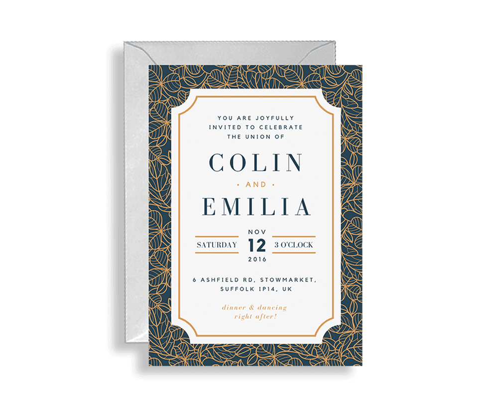 香港邀請卡設計